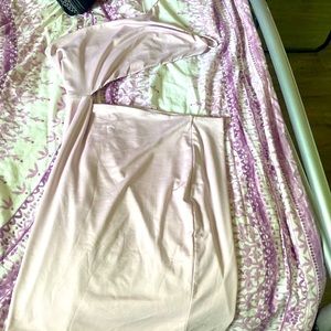 Asymmetrical mini dress